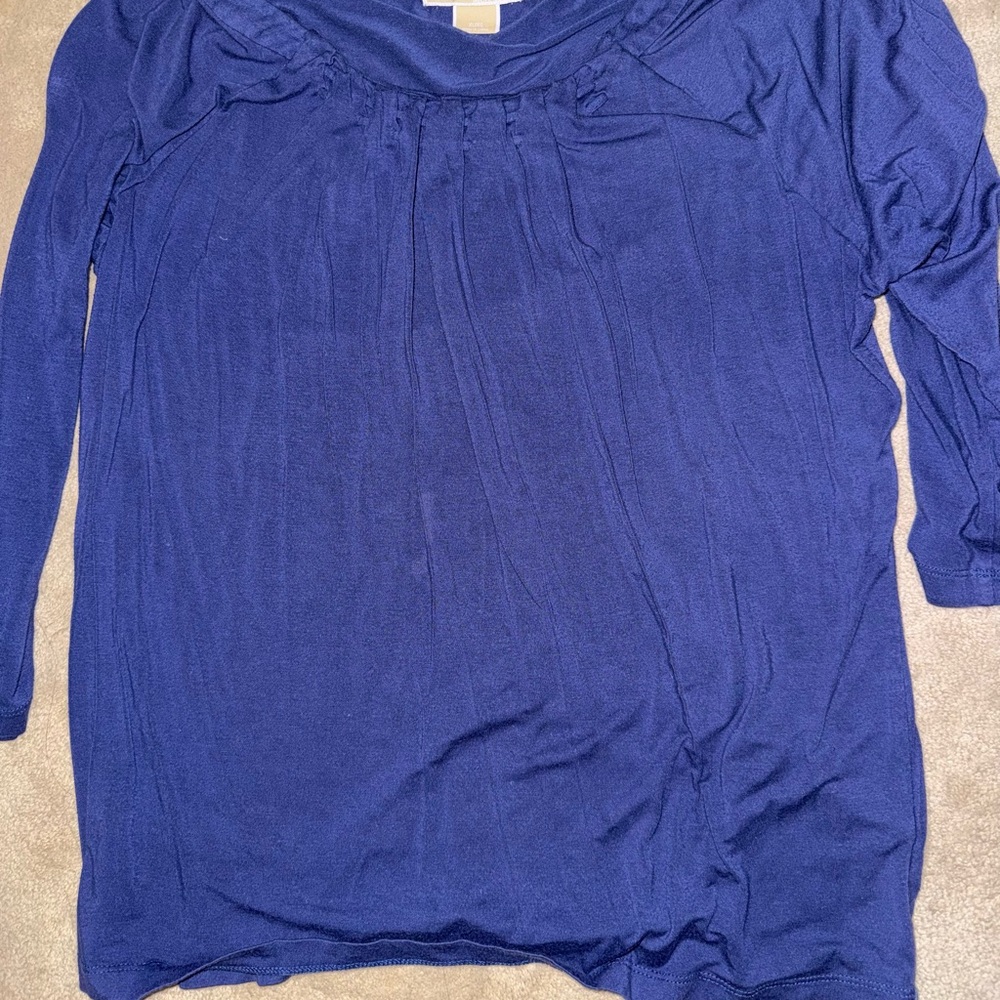 Michaels Royal Blue Long Sleeve Top